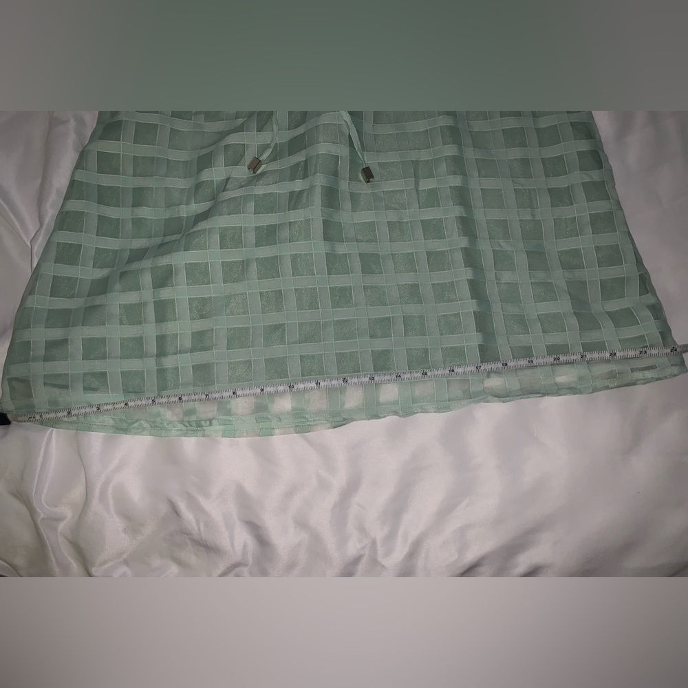 Light Green Ruffle Blouse - Picture 6 of 6
